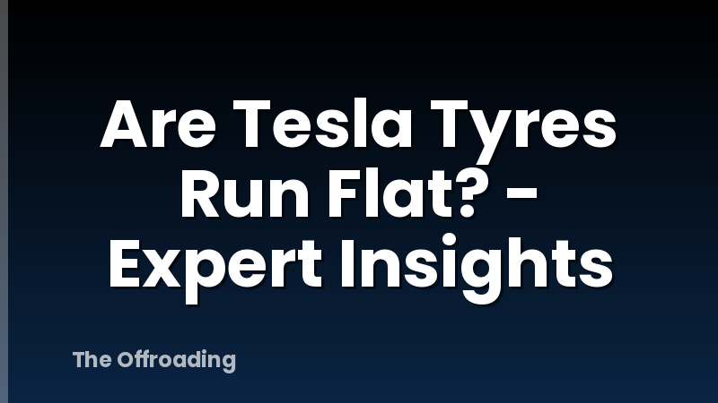 Are Tesla Tyres Run Flat? - Expert Insights