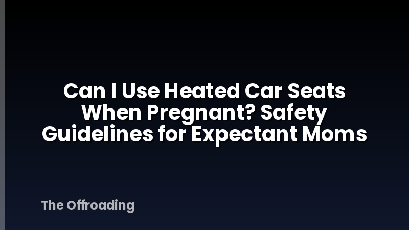 Can I Use Heated Car Seats When Pregnant? Safety Guidelines for Expectant Moms