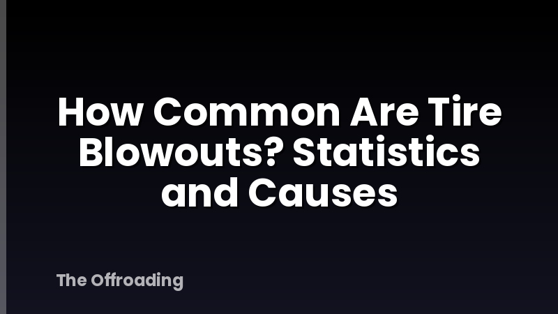 How Common Are Tire Blowouts? Statistics and Causes