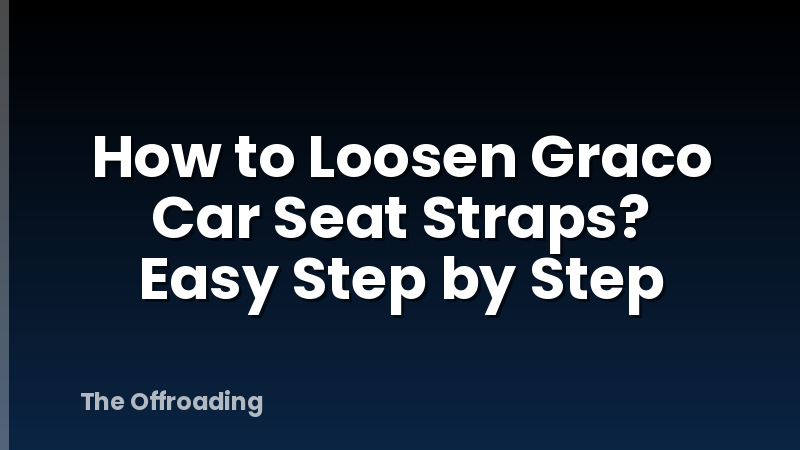 How to Loosen Graco Car Seat Straps? Easy Step by Step