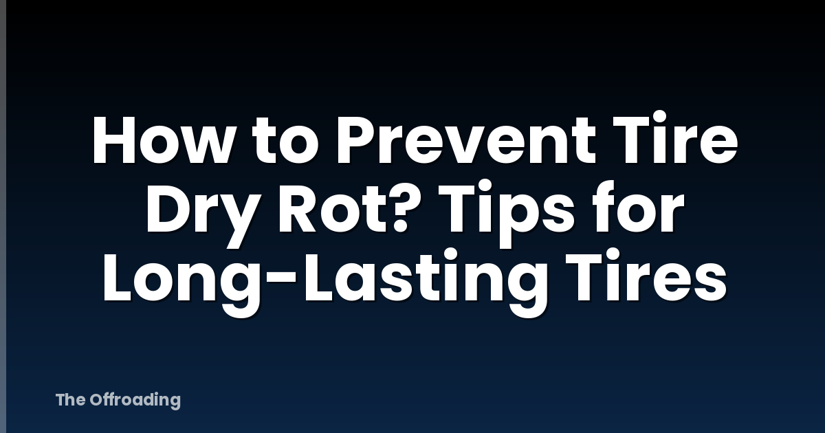 How to Prevent Tire Dry Rot? Tips for Long-Lasting Tires