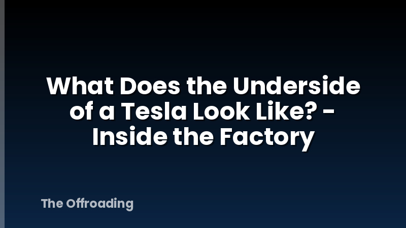 What Does the Underside of a Tesla Look Like? - Inside the Factory