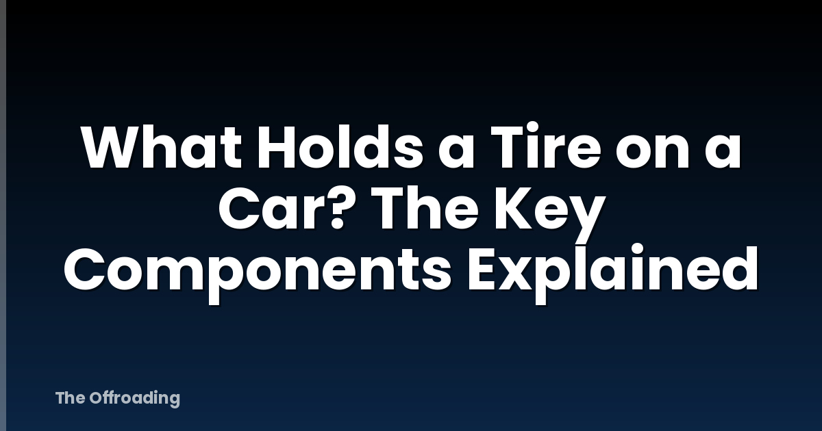 What Holds a Tire on a Car? The Key Components Explained