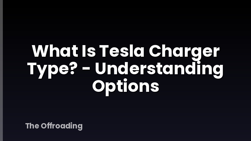 What Is Tesla Charger Type? - Understanding Options