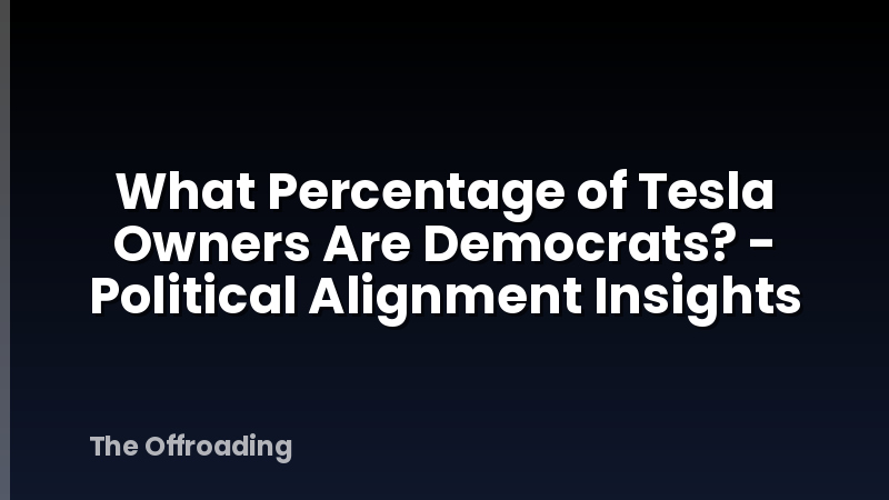 What Percentage of Tesla Owners Are Democrats? - Political Alignment Insights