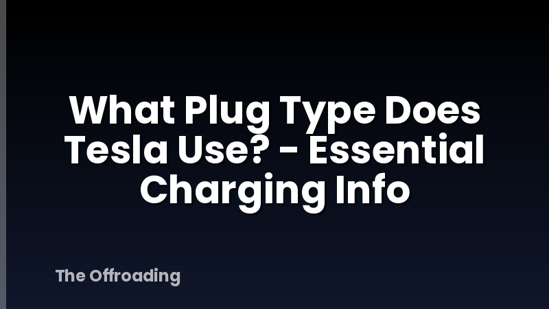 What Plug Type Does Tesla Use? - Essential Charging Info