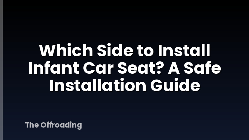 Which Side to Install Infant Car Seat? A Safe Installation Guide