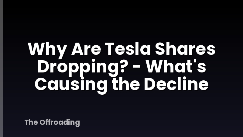 Why Are Tesla Shares Dropping? - What's Causing the Decline