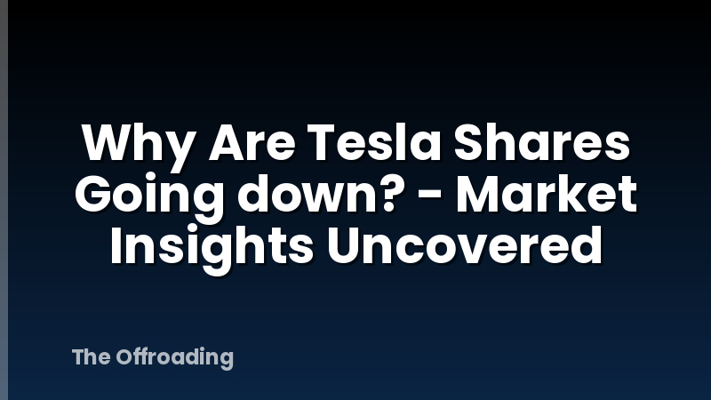 Why Are Tesla Shares Going down? - Market Insights Uncovered