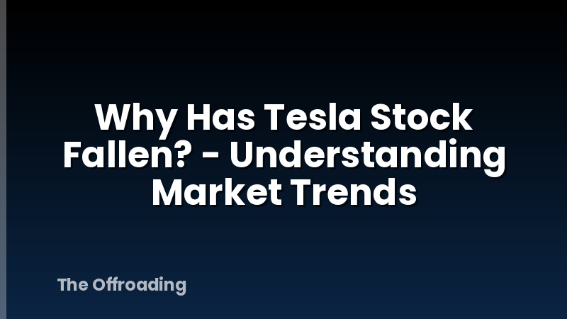 Why Has Tesla Stock Fallen? - Understanding Market Trends