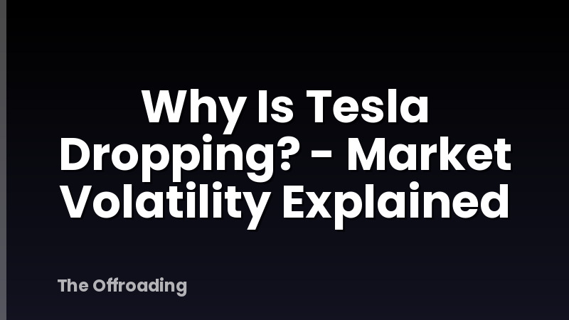 Why Is Tesla Dropping? - Market Volatility Explained
