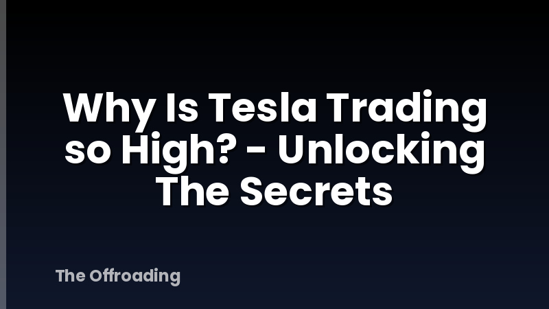 Why Is Tesla Trading so High? - Unlocking The Secrets