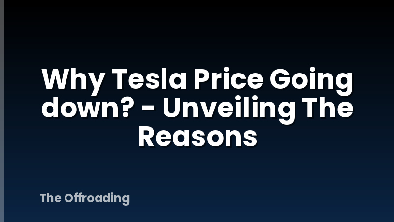 Why Tesla Price Going down? - Unveiling The Reasons