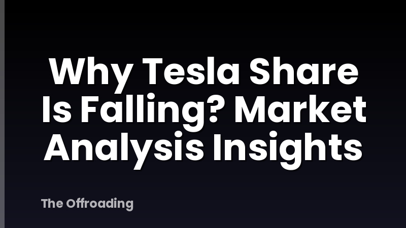 Why Tesla Share Is Falling? Market Analysis Insights