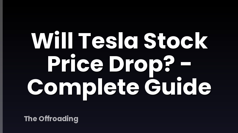 Will Tesla Stock Price Drop? - Complete Guide