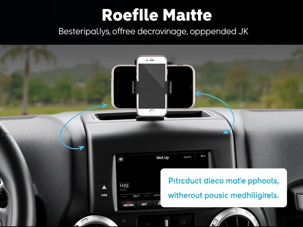 ProClip Center Dash Phone Mount for Jeep Wrangler JK ProClip Center Dash Phone Mount for Jeep Wrangler JK